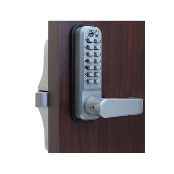 Keyless Passage Lever Panic Trim White